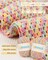 Crochet Kit for Beginners-Crochet Kit for Adults Learn to Crochet Granny Square Scarf Beanie Hat, Complete Set for Crocheting Scarf w/Step-by-Step Instructions 6 Blend Yarn-Macaron